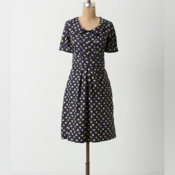 Anthropologie Dresses & Skirts - Anthropologie Hi There Karen Walker Dress Size 8 Retro Print Shift Midi Mini